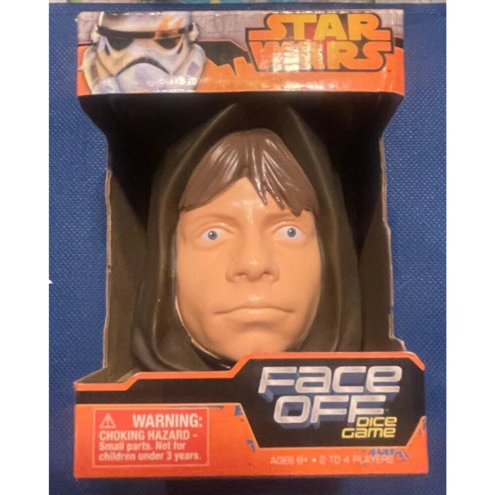 Star Wars Face Off Dice Game Action Packed Bluff N Battle Of Vader vs Skywalker